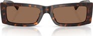 Jimmy Choo Lennon 54mm Polarized Rectangular Sunglasses