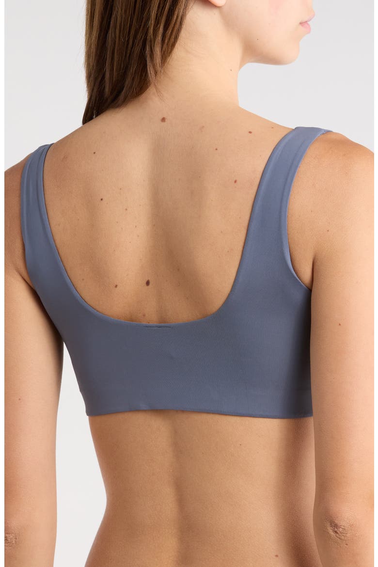 Soft Flex Square Neck Bralette, Alternate, color, GRISAILLE