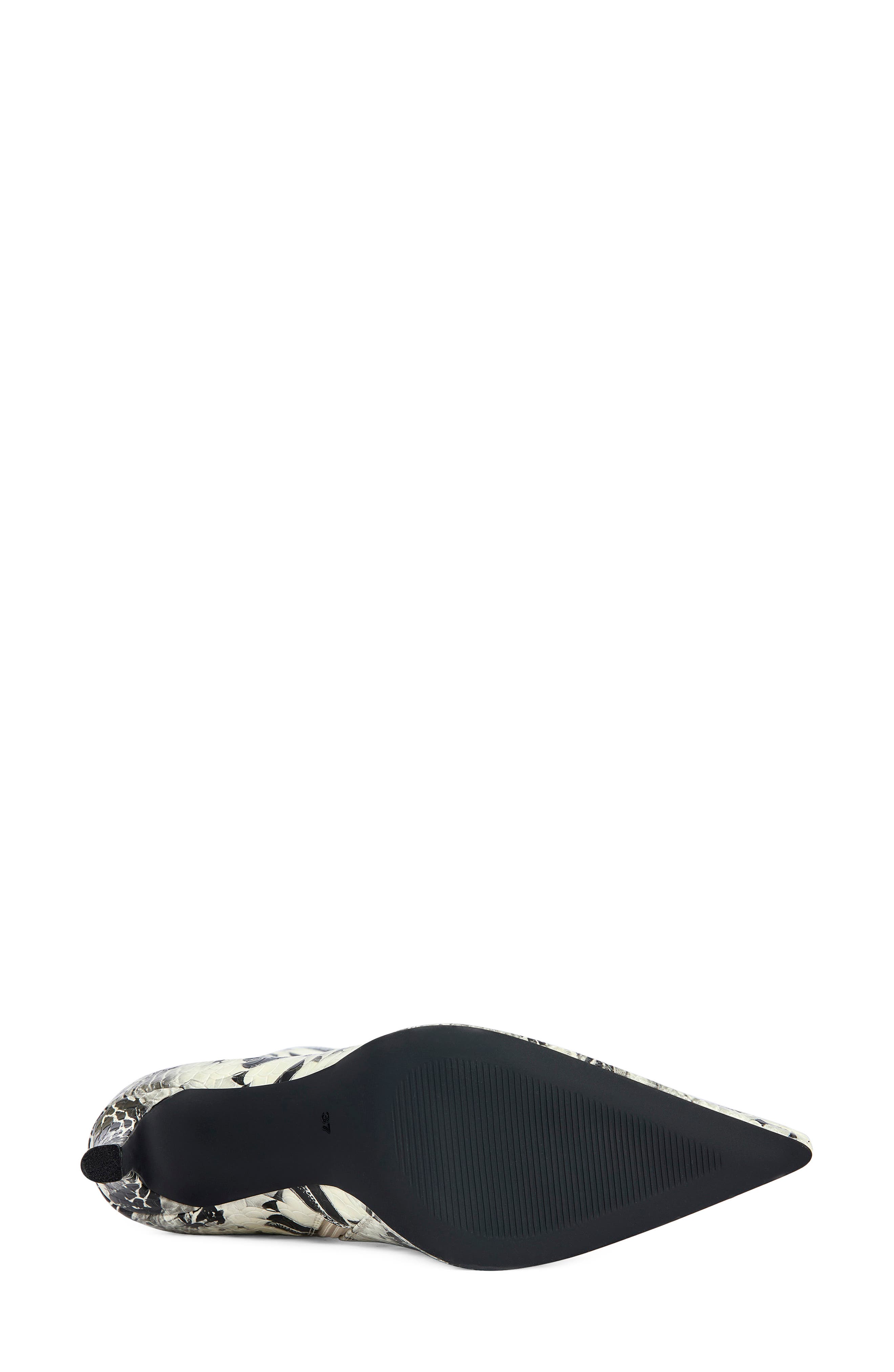 Barely Faux Snakeskin Knee High Boot, Alternate, color, WHITE BLACK