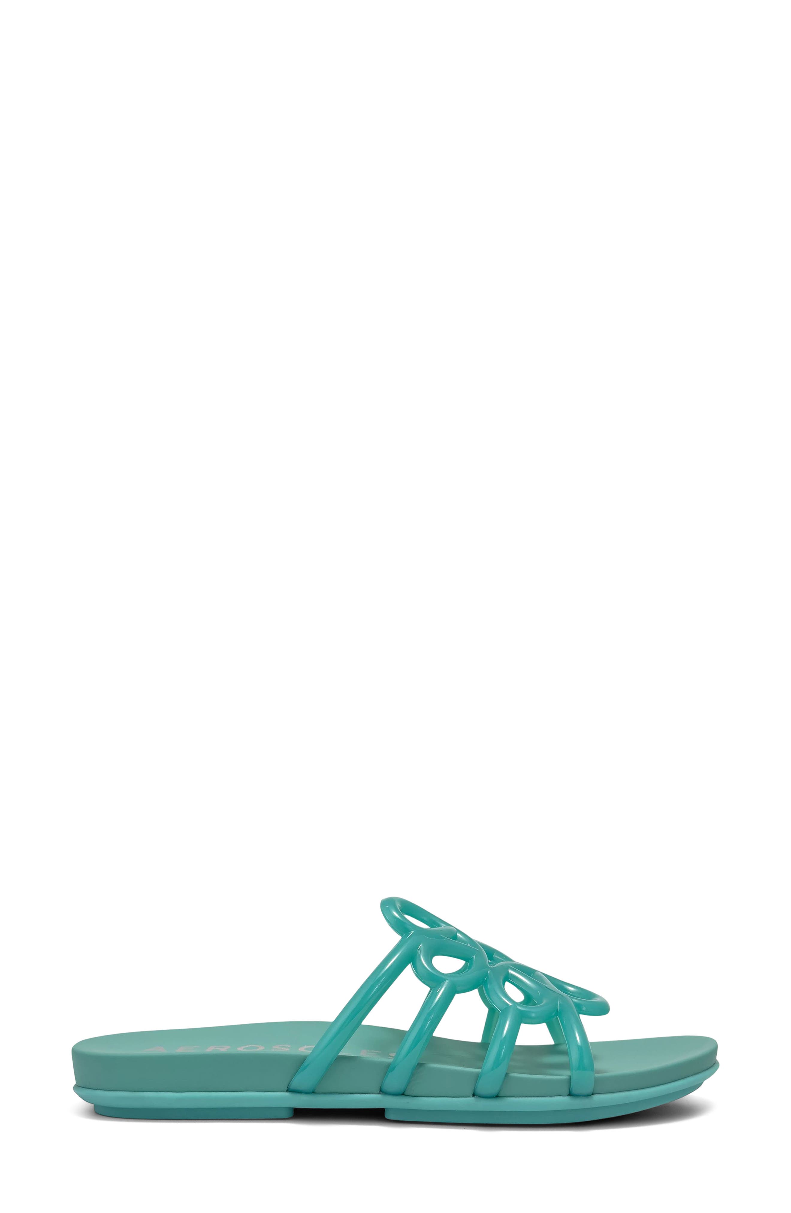 Frida Slide Sandal, Alternate, color, ICE GREEN TRANSLUCENT TPU