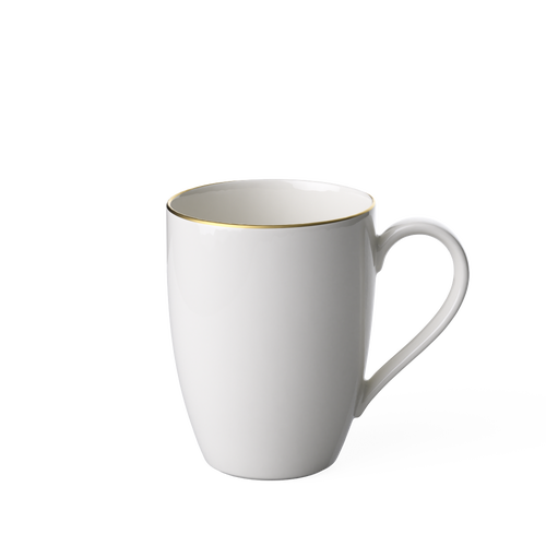 Villeroy & Boch Anmut Gold Mug In White