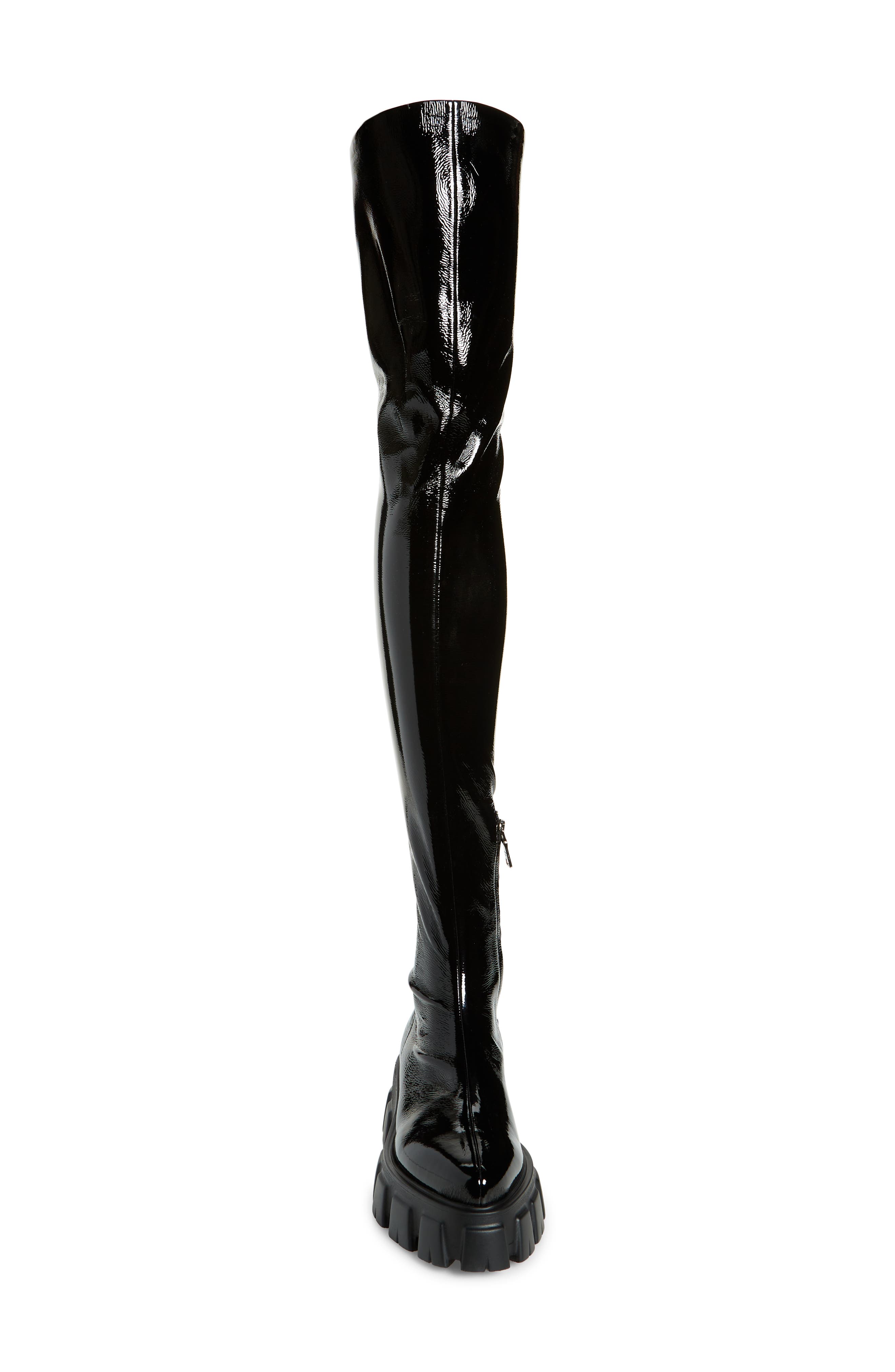 Prada Monolith Sharp Over the Knee Boot, Alternate, color, 