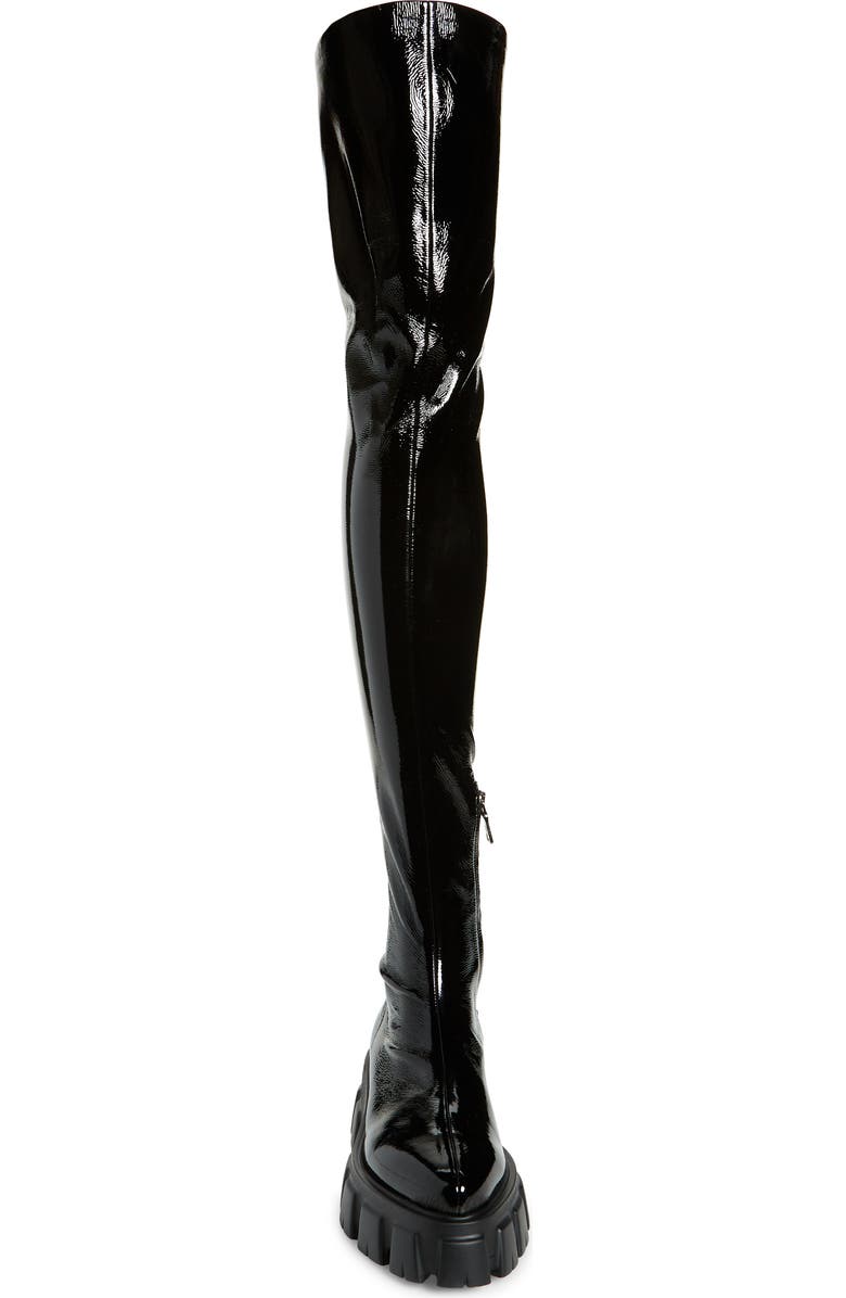 Prada Monolith Sharp Over the Knee Boot, Alternate, color,