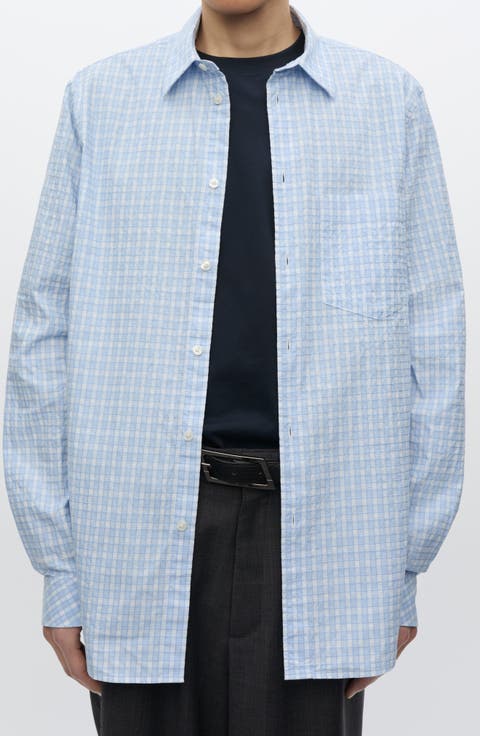 Saliam Check Button-Up Shirt
