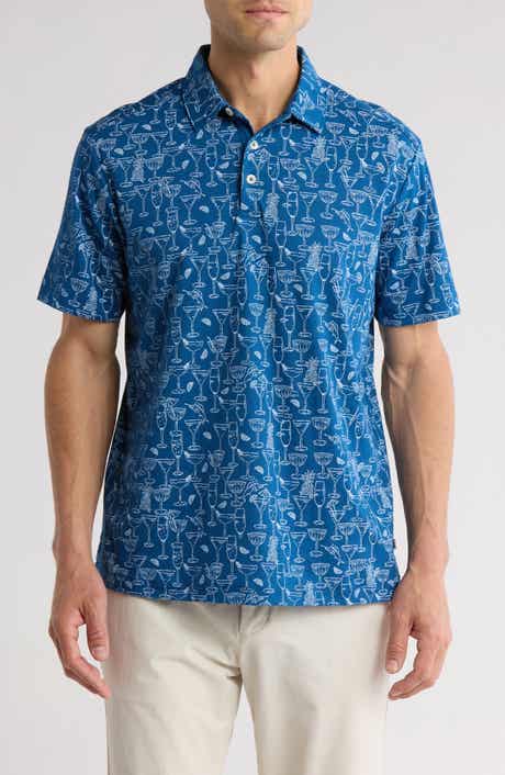 Tommy Bahama Marlin Cocktails Cotton Blend Polo