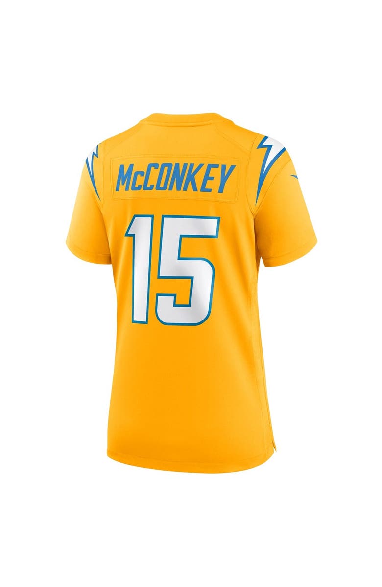 Nike Women's Nike Ladd McConkey Gold Los Angeles Chargers Alternate Charger Power Game Jersey, Alternate, color, Gold