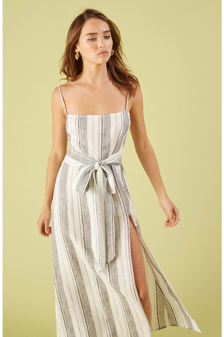 Pineapple Stripe Sundress, Alternate, color, LOUSIANA STRIPE