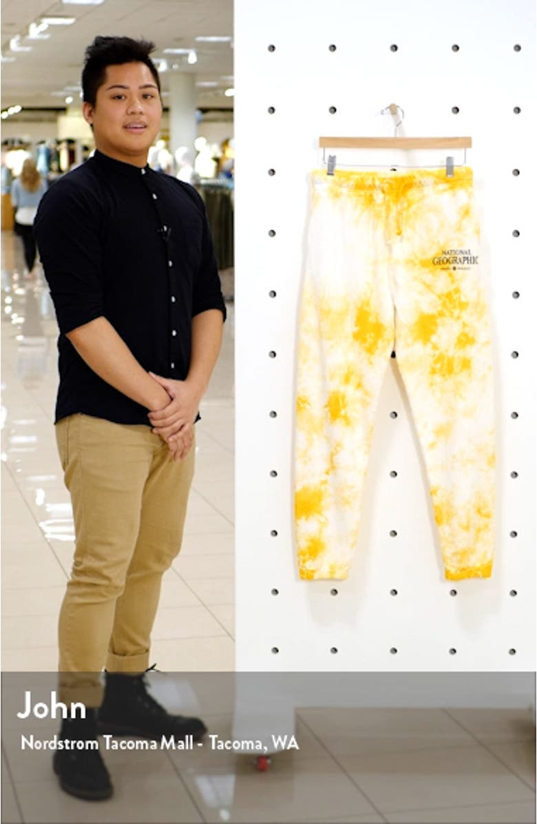 x National Geographic Tie Dye Joggers, sales video thumbnail