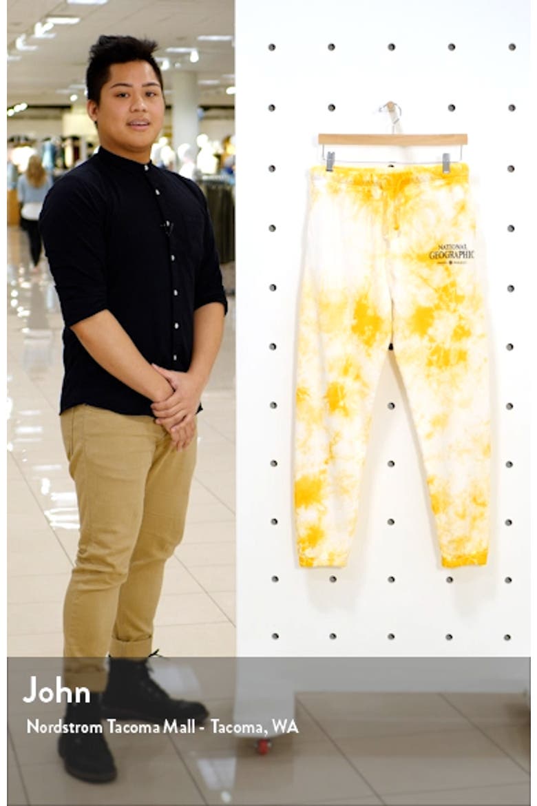 x National Geographic Tie Dye Joggers video