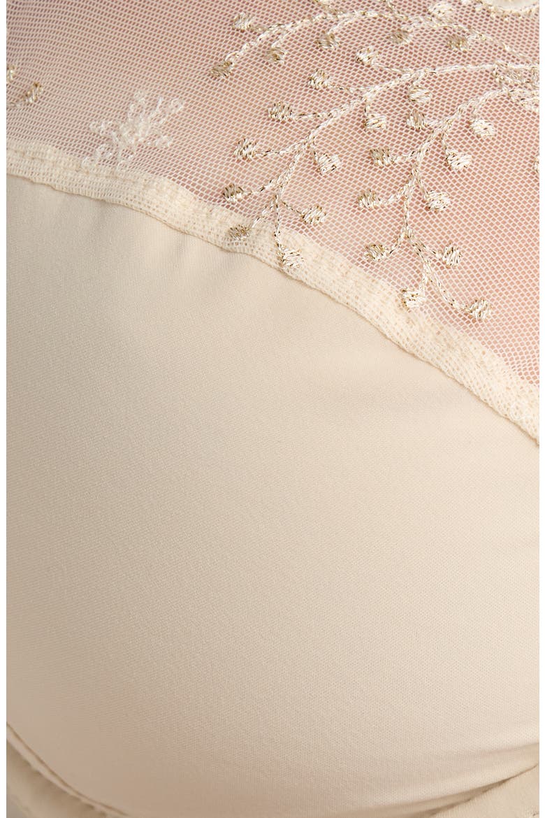'Delice' Embroidered Underwire Bra, Alternate, color, TOPAZ BEIGE
