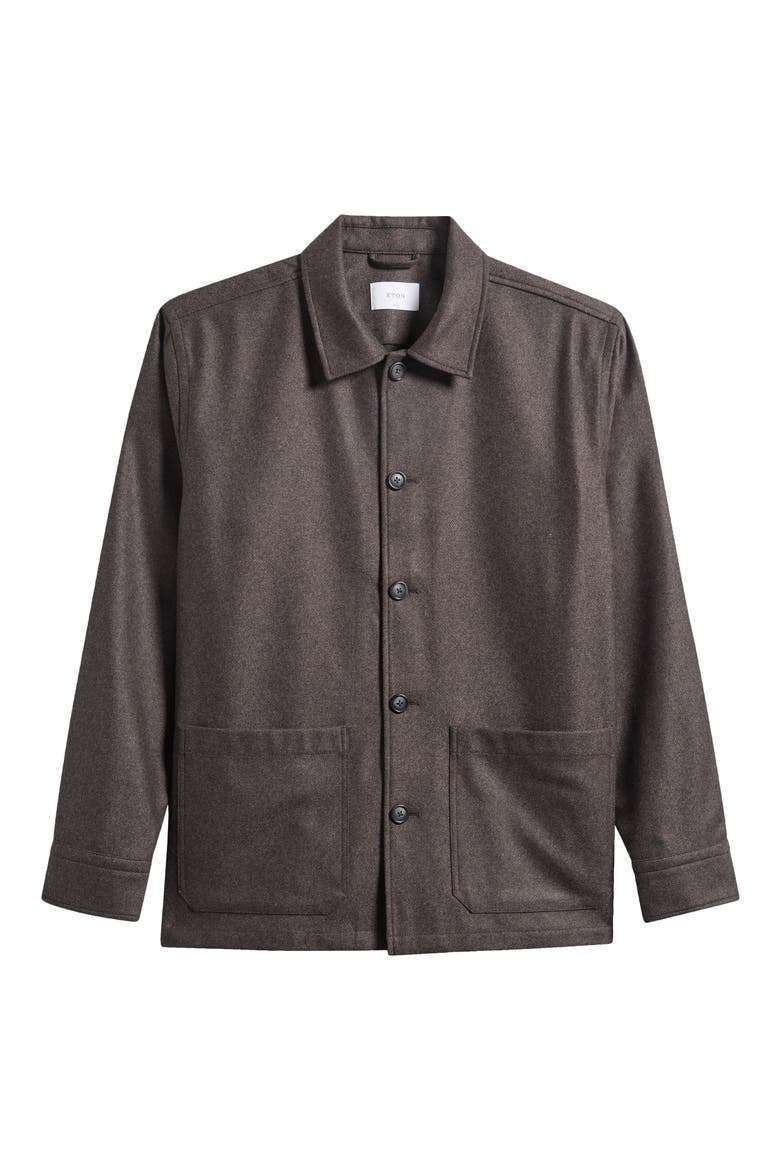 Wool & Cashmere Patch Pocket Jacket, Alternate, color, MEDIUM BROWN