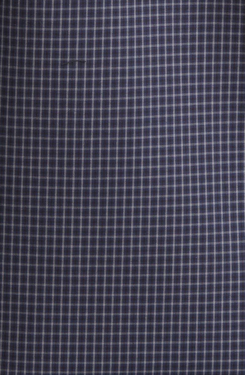 Nordstrom Men's Tech-Smart Trim Fit Stretch Check Cotton Blend Dress Shirt, Alternate, color, 