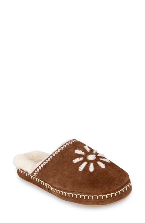 Genuine Shearling Clog Slipper