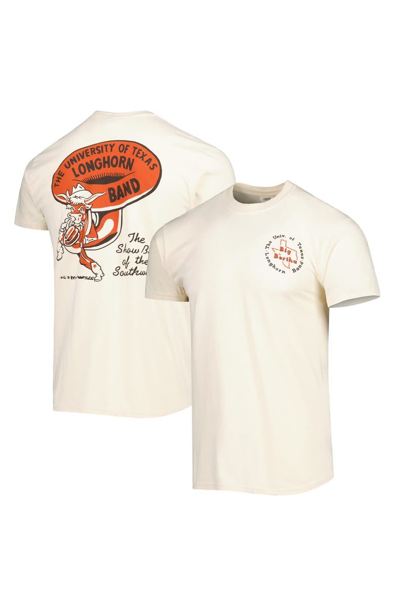 IMAGE ONE Men's Cream Texas Longhorns Hyperlocal T-Shirt, Main, color, Cream