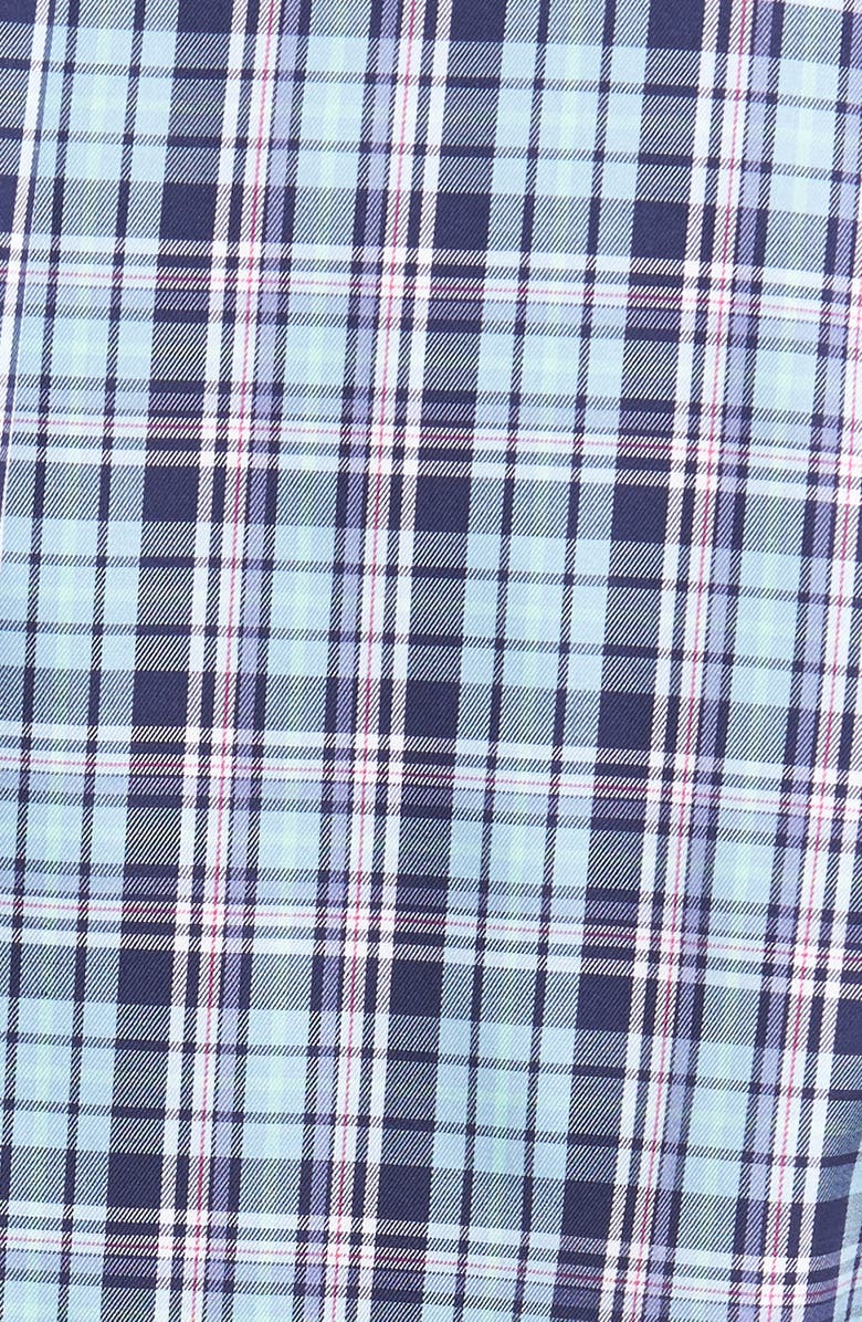 Peter Millar Crown Ease Laguna Plaid Sport Shirt, Alternate, color, 