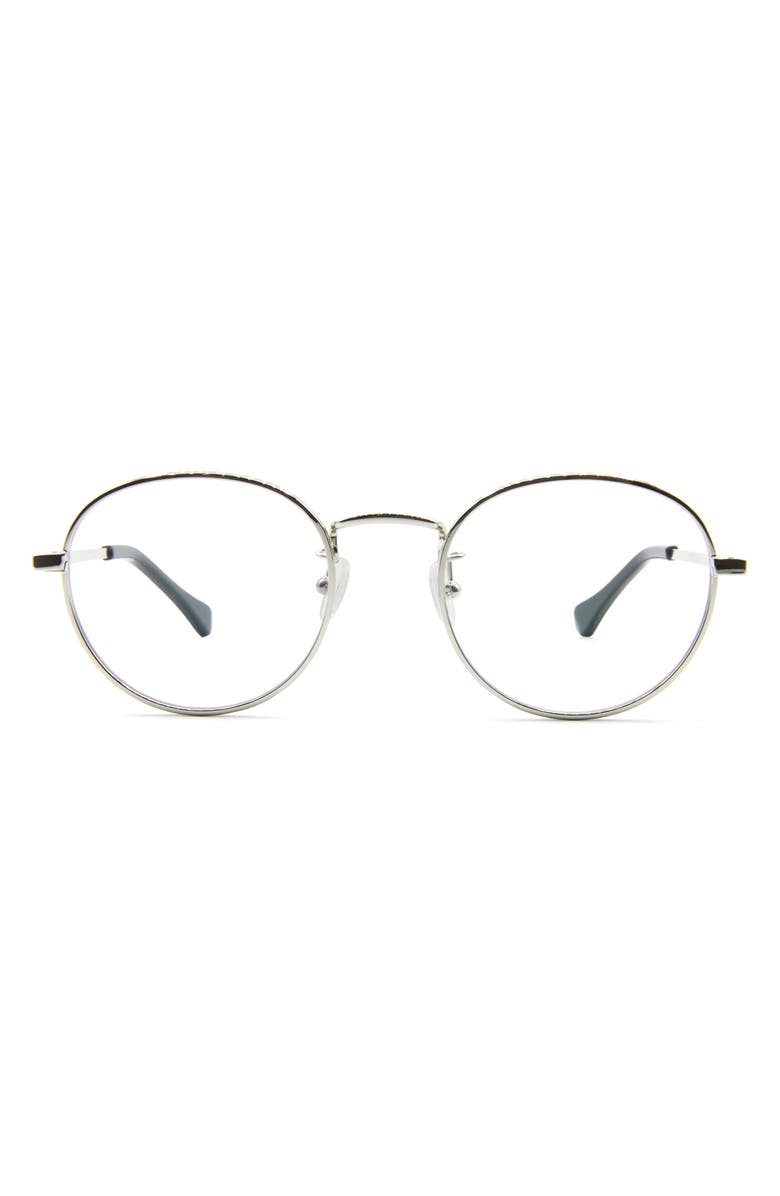 Felix Gray Hamilton 49mm Round Blue Light Blocking Glasses, Main, color, 