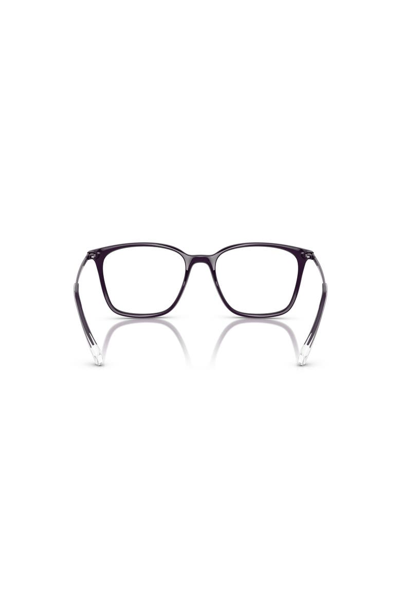 Armani Exchange 53mm Butterfly optical glasses, Alternate, color, Violet