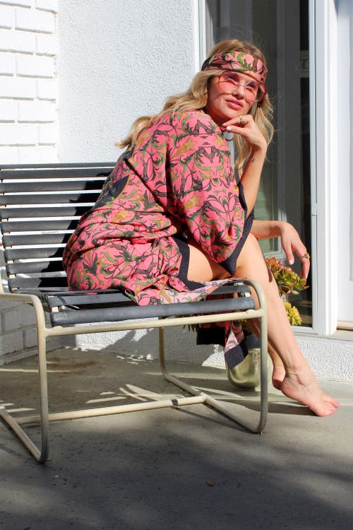 Henelle Duster Robe In Hollywood & Vine