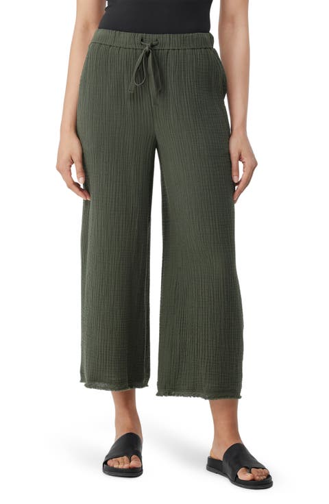 Wide Leg Organic Cotton Pants