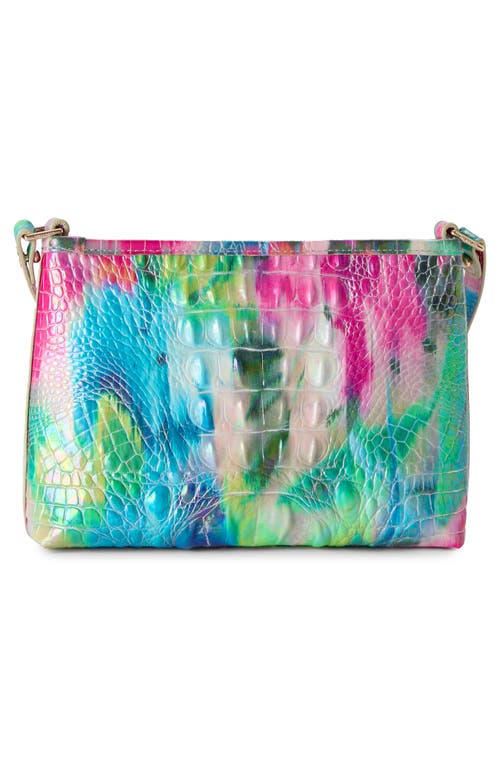 Brahmin Lorelei Croc Embossed Leather Shoulder Bag In Impression