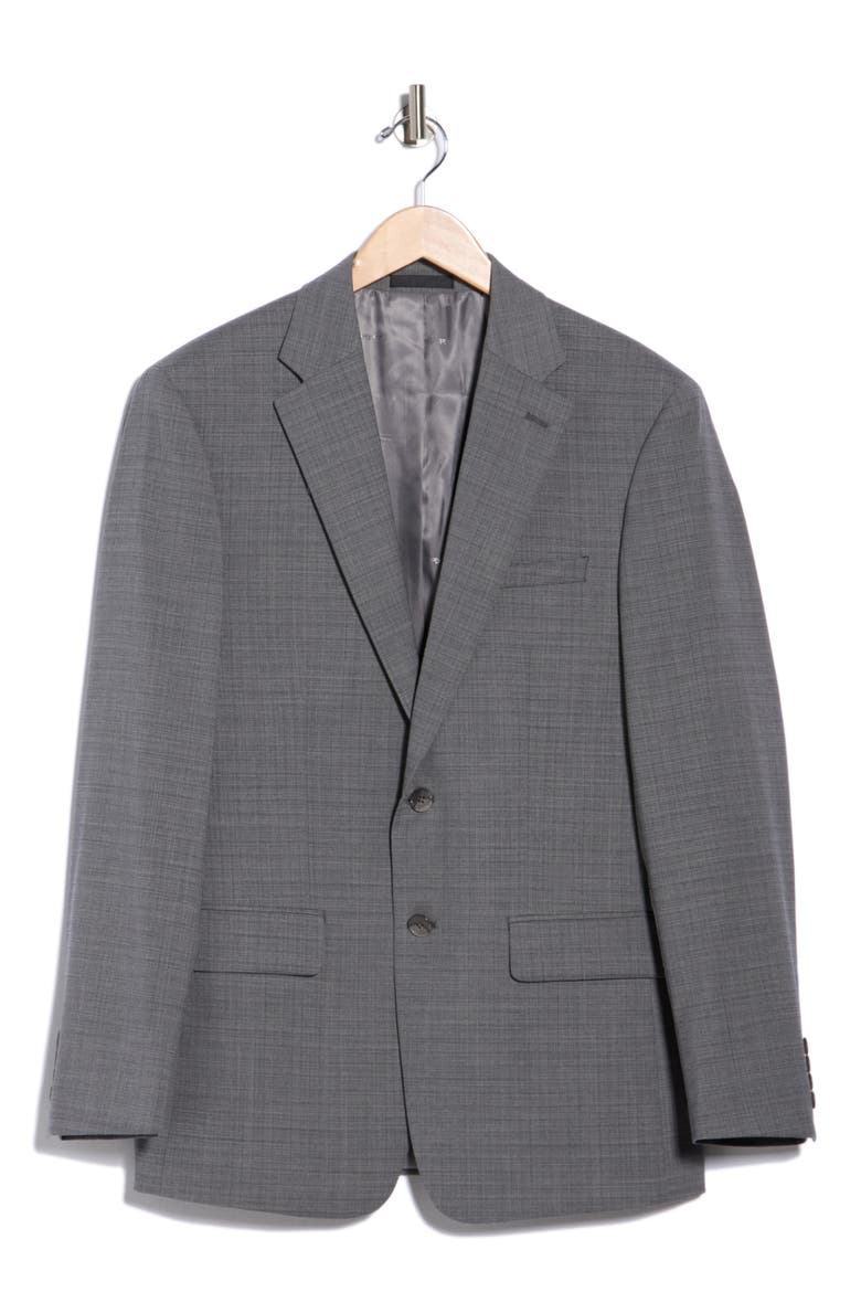 Wool Blend Sport Coat, Main, color, MEDIUM GREY