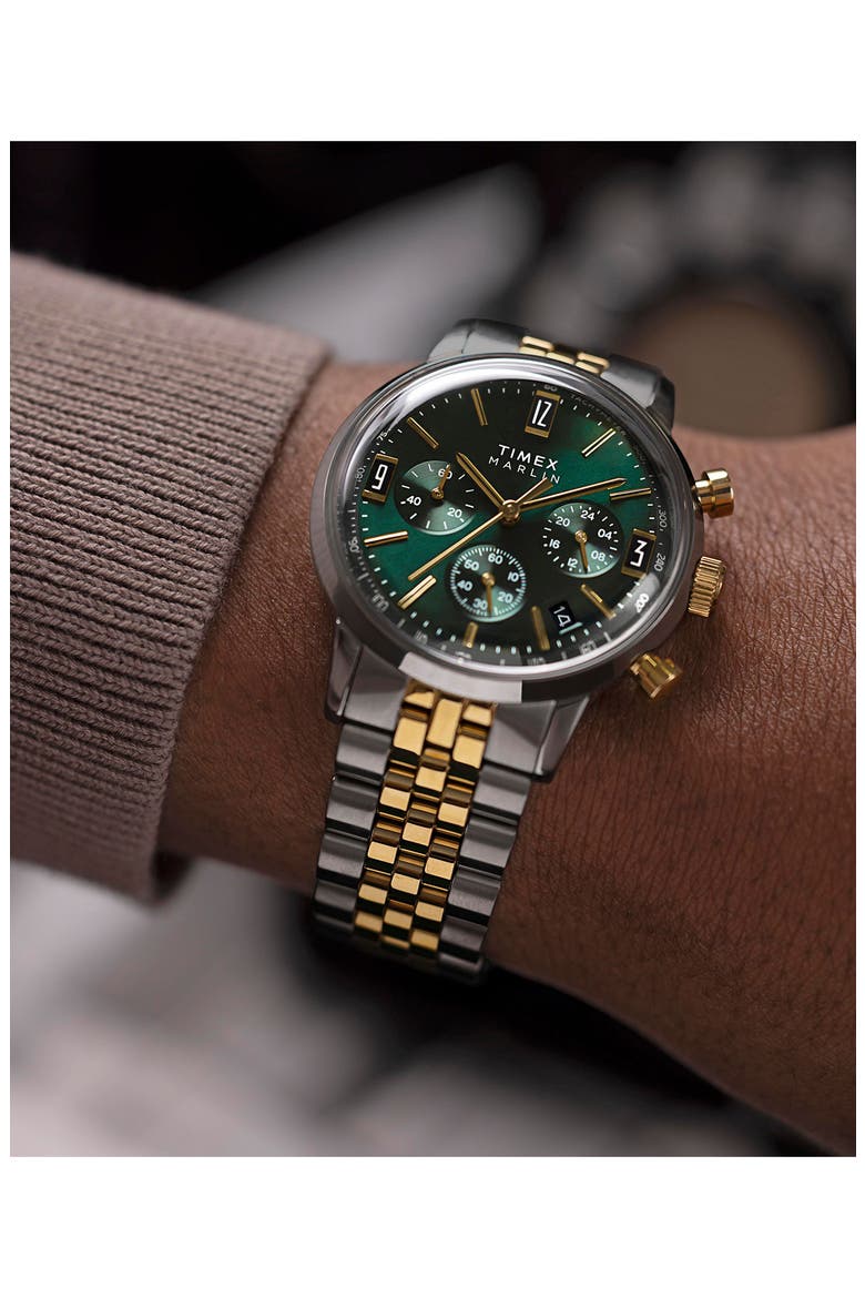 Marlin Chronograph Bracelet Watch, 40mm, Alternate, color, TWO-TONE