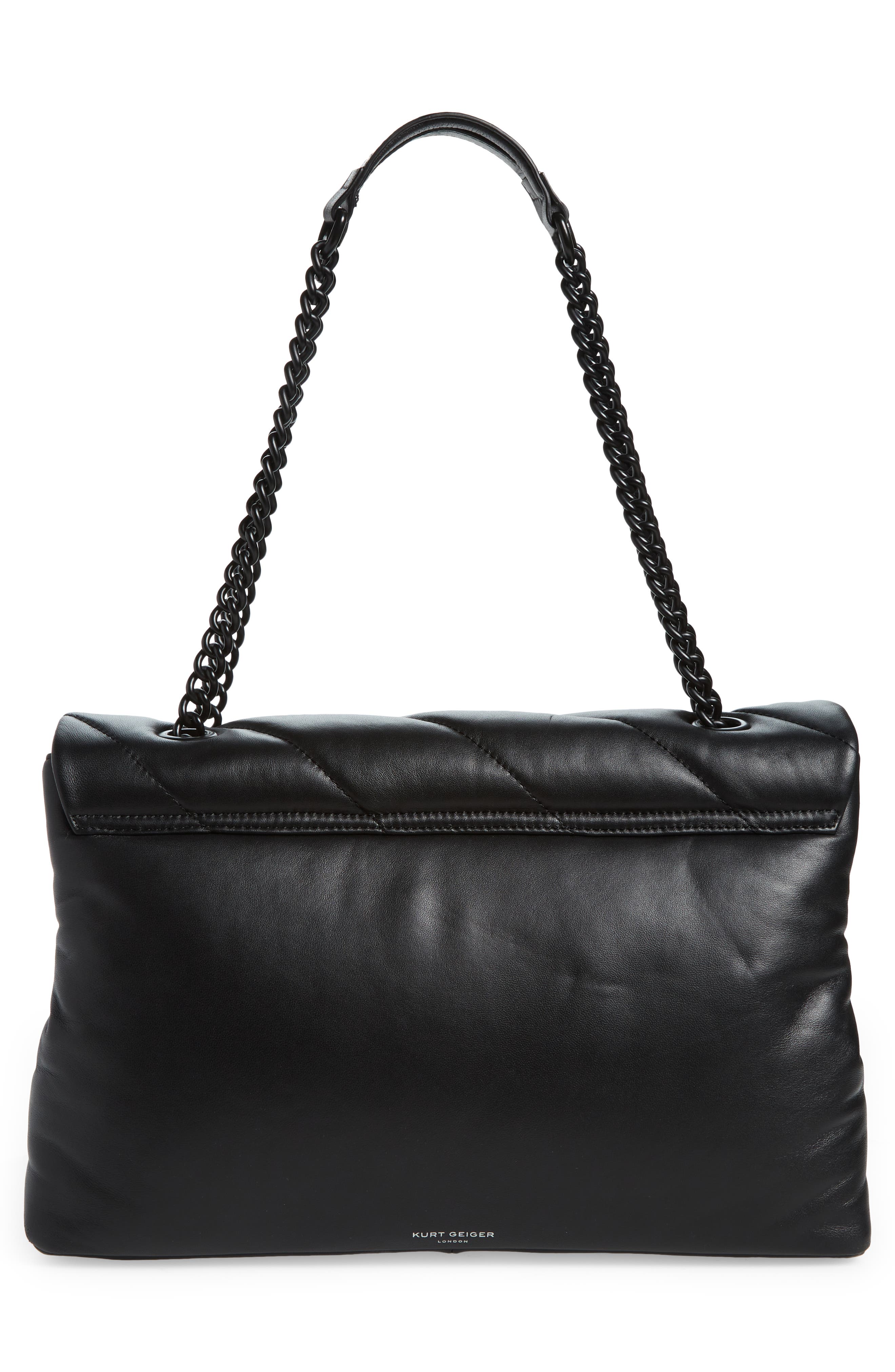 Kurt Geiger London Kensington XXL Soho Drench Leather Shoulder Bag, Alternate, color, 