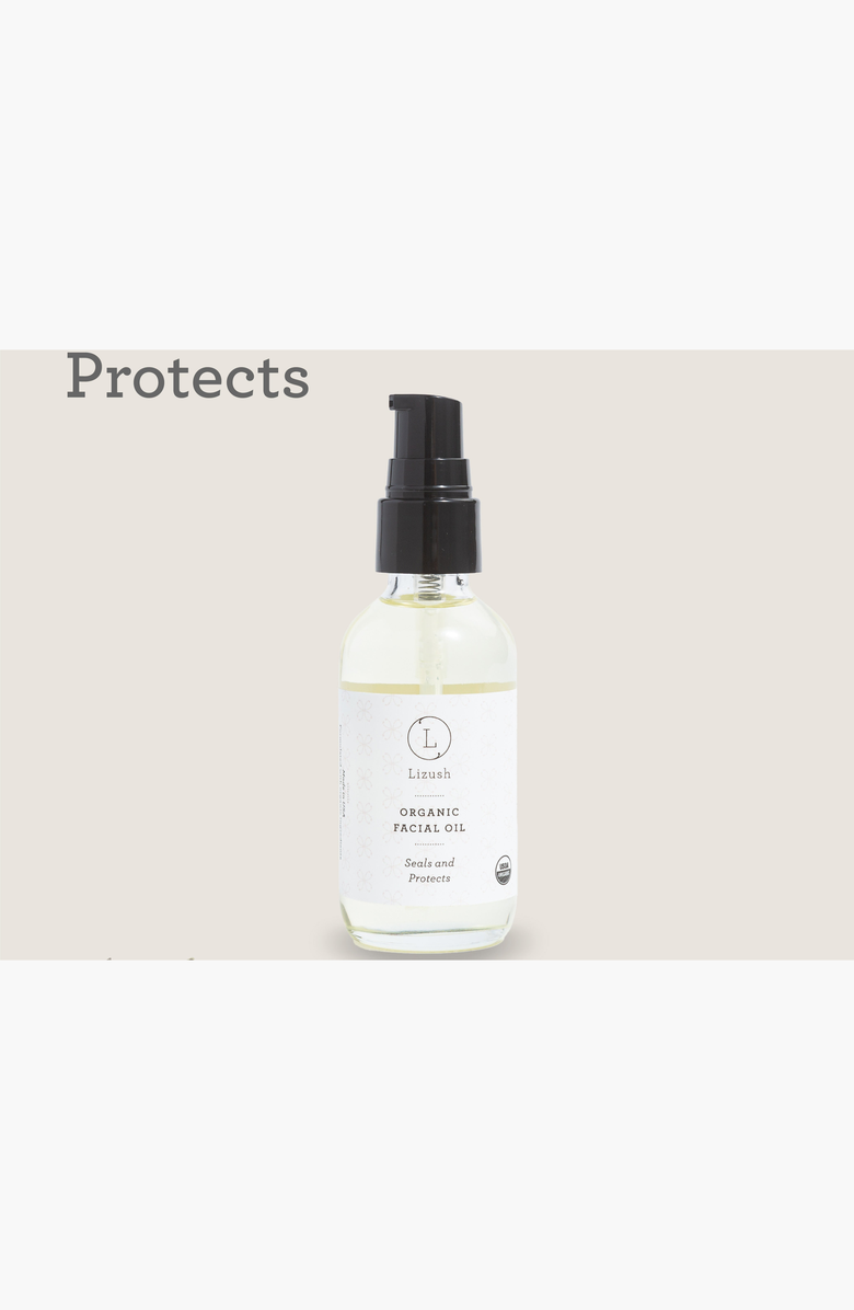 Lizush Organic Facial Oil, Alternate, color, NO COLOR