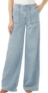 Silver Jeans Co. Lightweight Wide Leg Knit Denim Pants