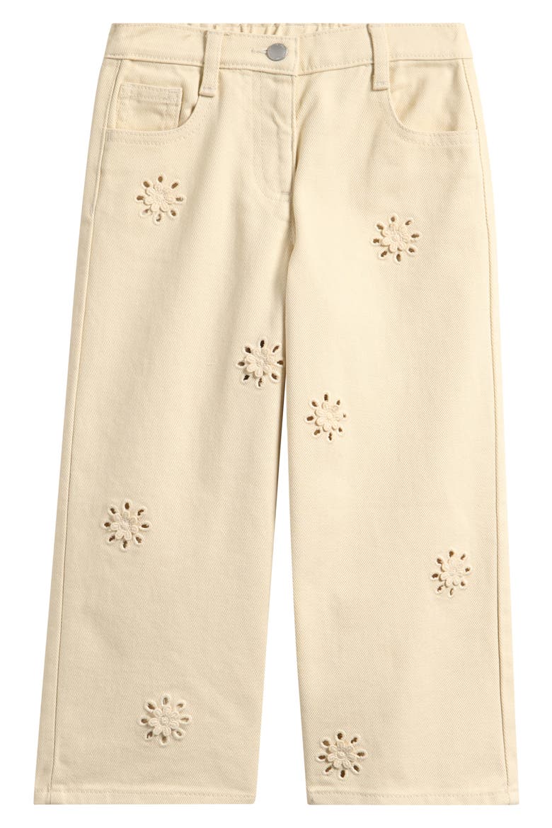Kids' Turn Up Jeans, Main, color, NEUTRAL