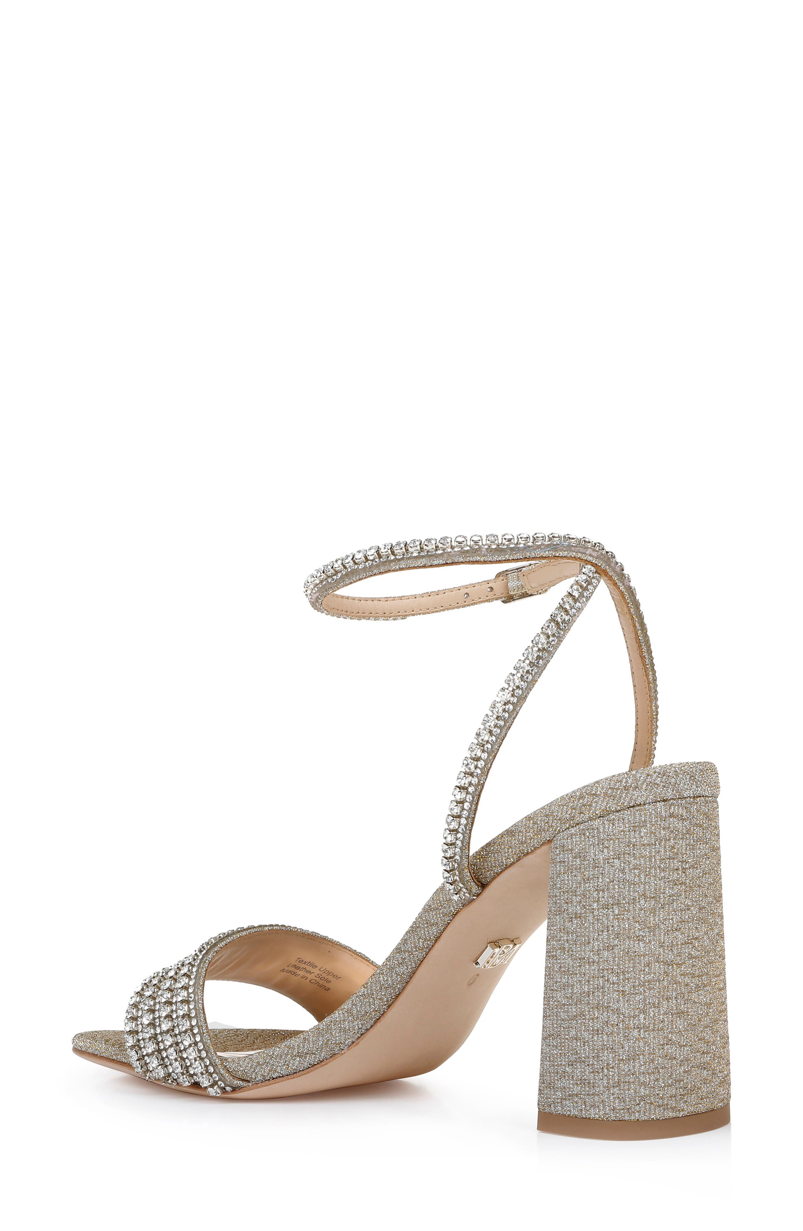 Badgley Mischka Collection Becca Sandal, Alternate, color, Platino