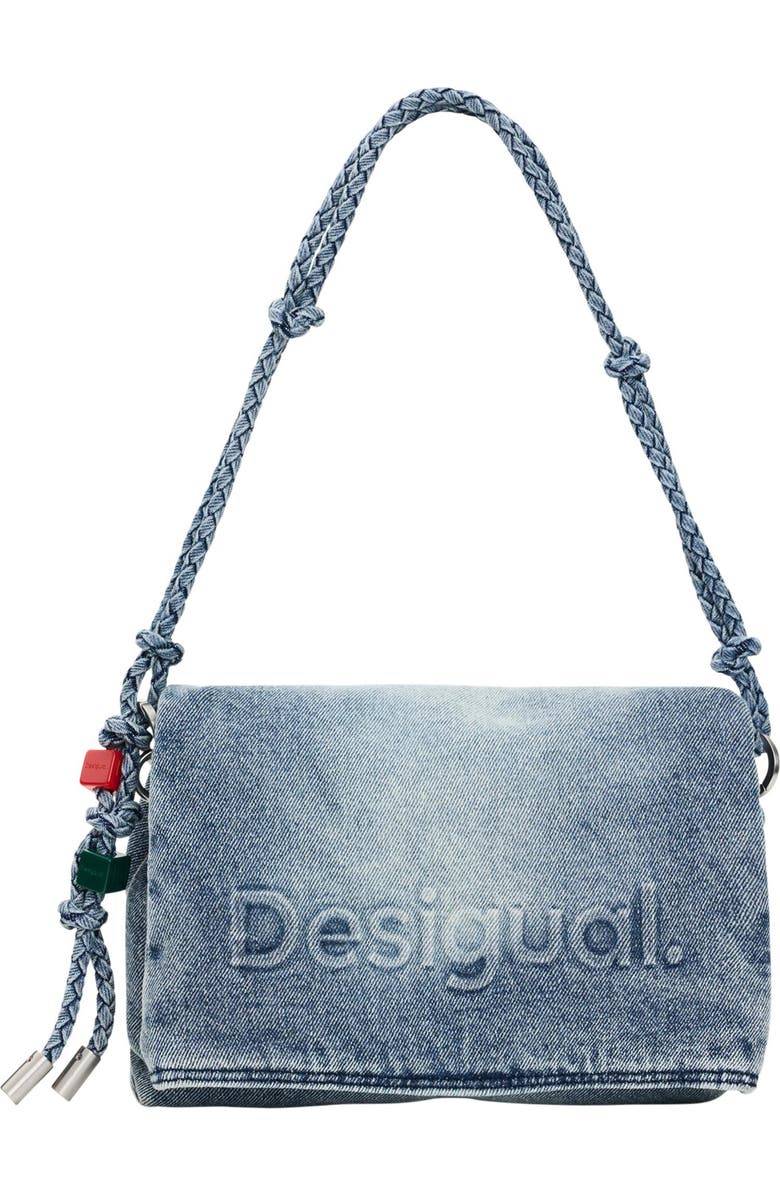 Desigual Denim Crossbody Bag, Main, color,