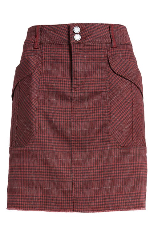 Wit & Wisdom 'ab'solution Double Button Patch Pocket Skirt In Syrah Black
