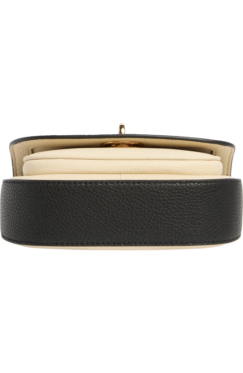 Marc Jacobs Small CB Signet Turnlock Saddle Bag, Alternate, color, Smoked Almond Multi