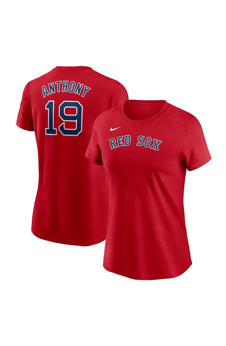 Nike Women's Nike Roman Anthony Red Boston Red Sox  Fuse Name & Number T-Shirt, Alternate, color, Red