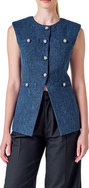 Endless Rose Textured Longline Vest