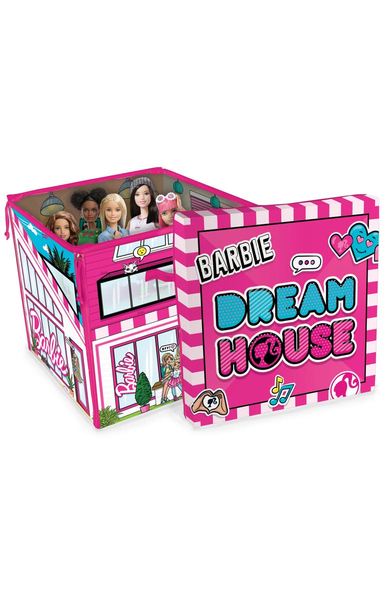 Tara Toy ZipBin Barbie Dreamhouse Toy Box, Alternate, color, Multicolored