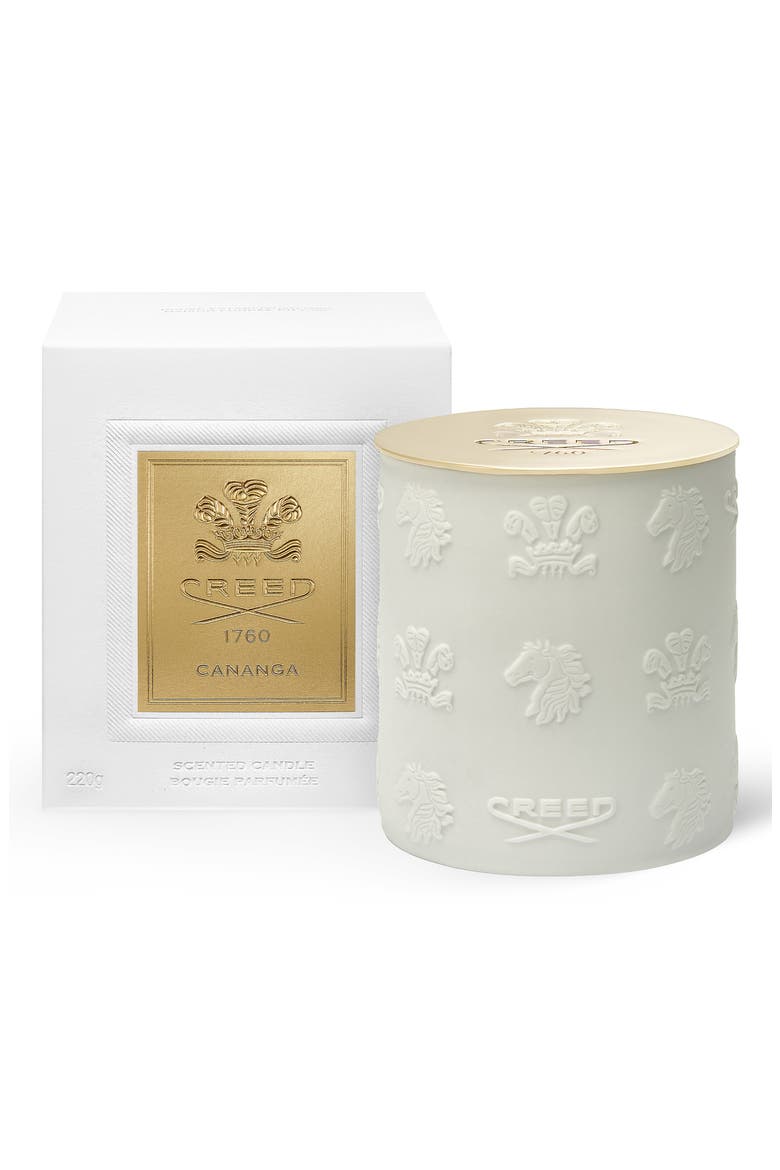 Cananga Porcelain Candle, Main, color, NO COLOR