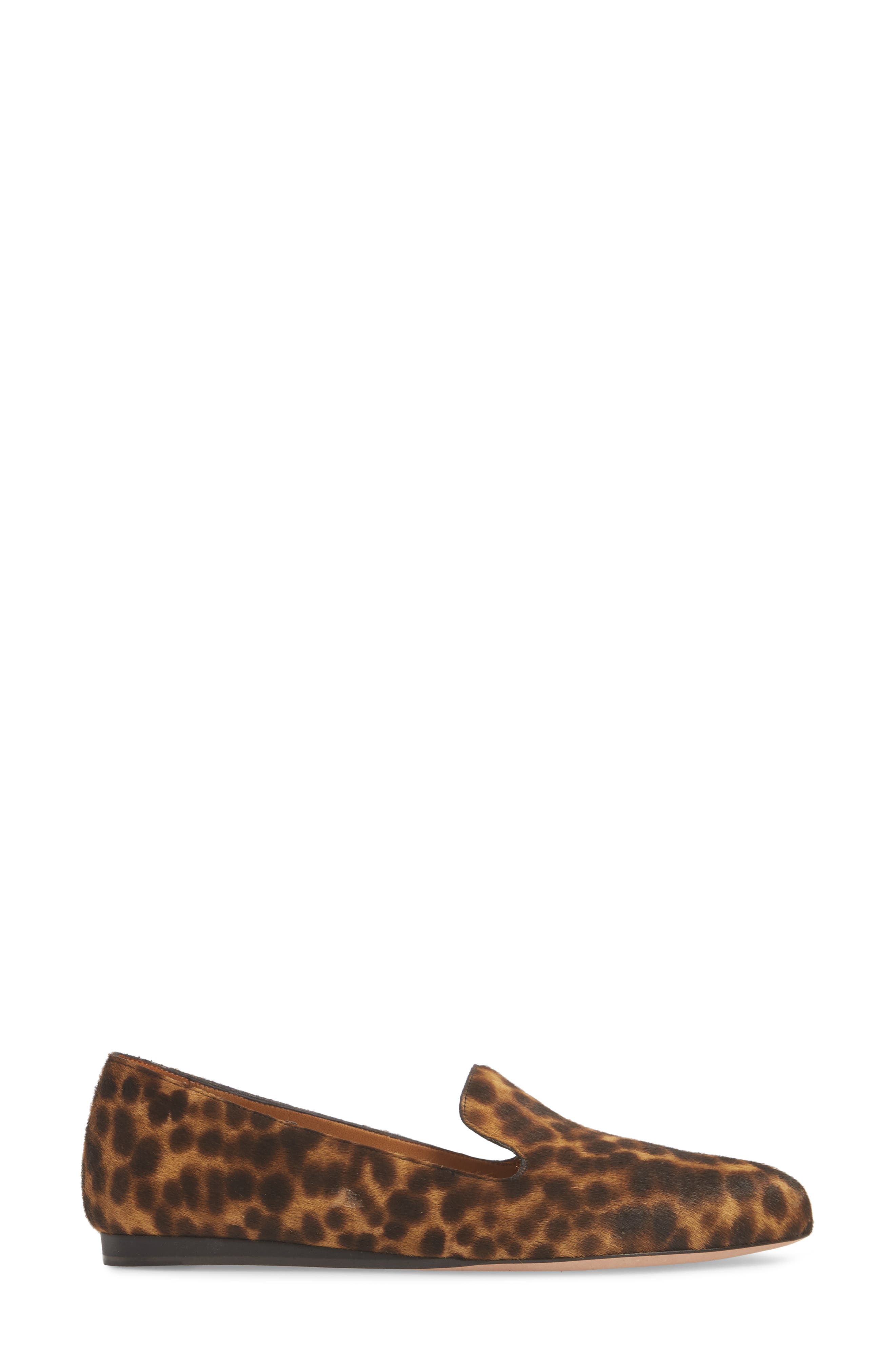 Griffin Genuine Calf Hair Loafer, Alternate, color, LEOPARD