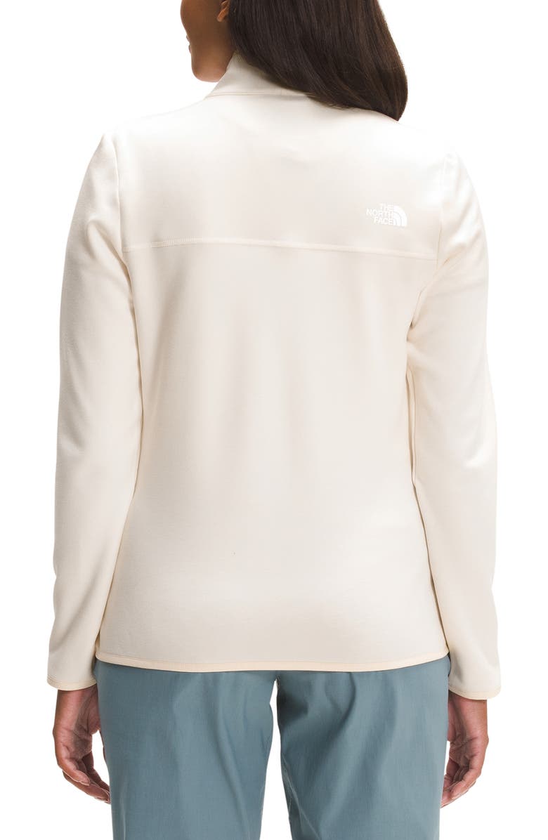 The North Face Canyonlands Fleece Full Zip Jacket, Alternate, color, Gardenia White Heather