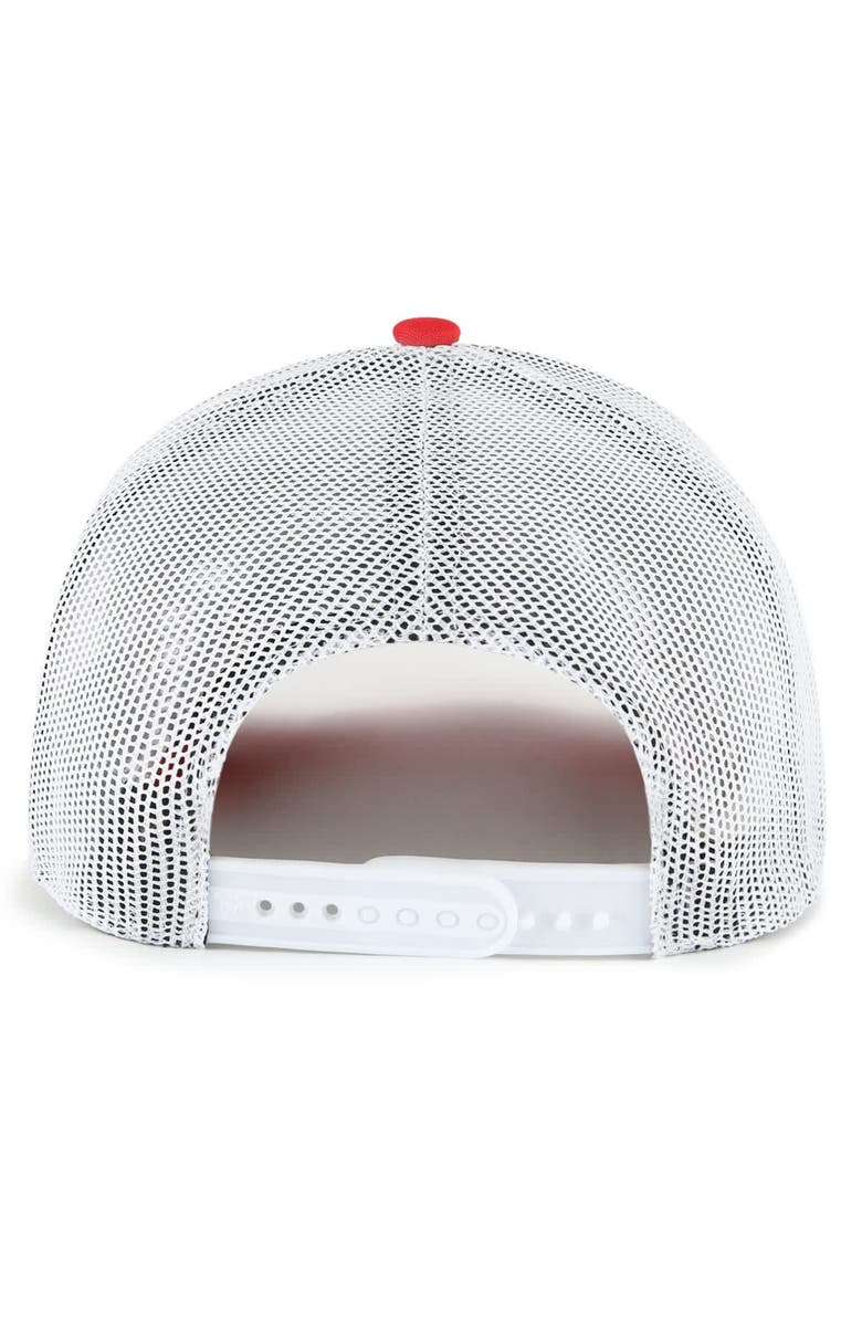 '47 Men's '47 Red Cincinnati Reds Meander Foam Trucker Snapback Hat, Alternate, color, Red