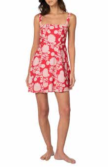 Isolde Floral Minidress Cover-Up