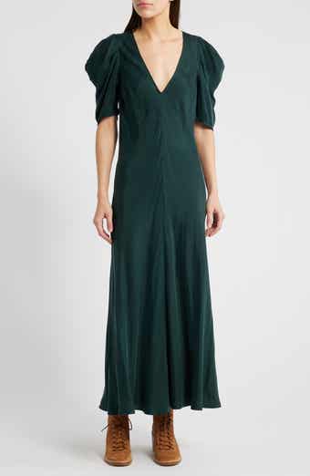 THE GREAT. The Century Puff Sleeve Dress