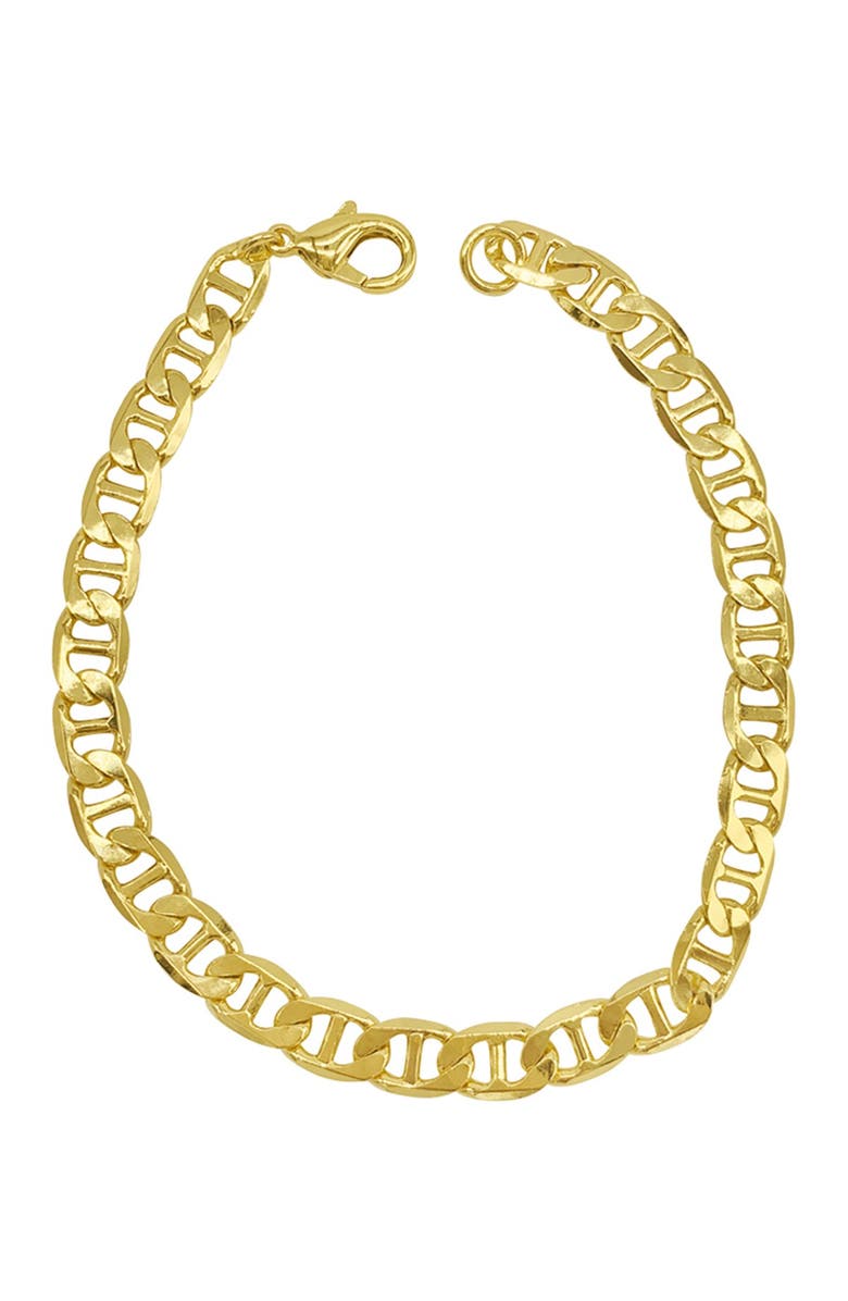 Adornia Men's Water Resistant Mariner Chain Bracelet, Main, color, Yellow