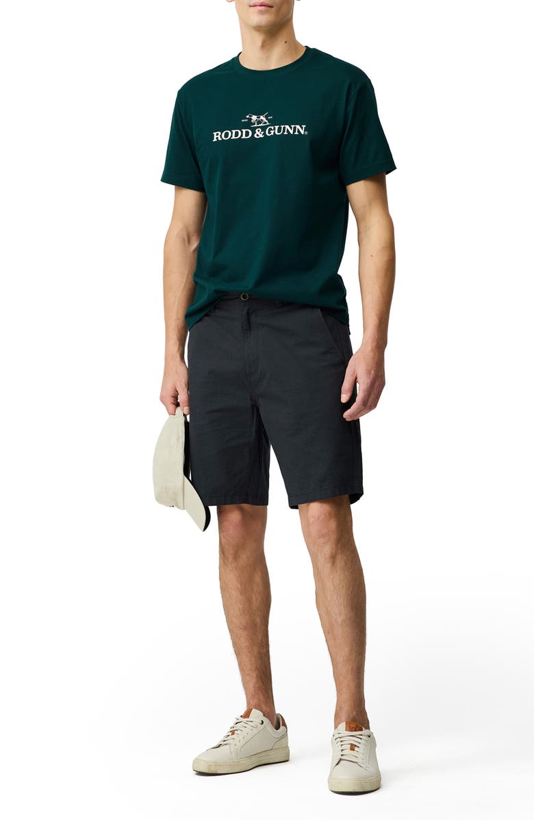 Rodd & Gunn Millwater Stretch Twill Shorts, Alternate, color, Coal
