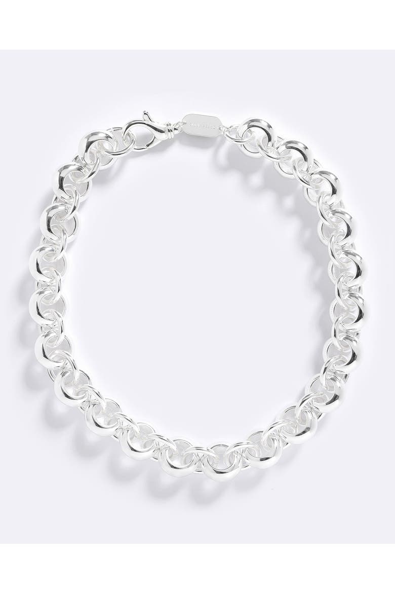 Lucien Necklace, Main, color, Silver
