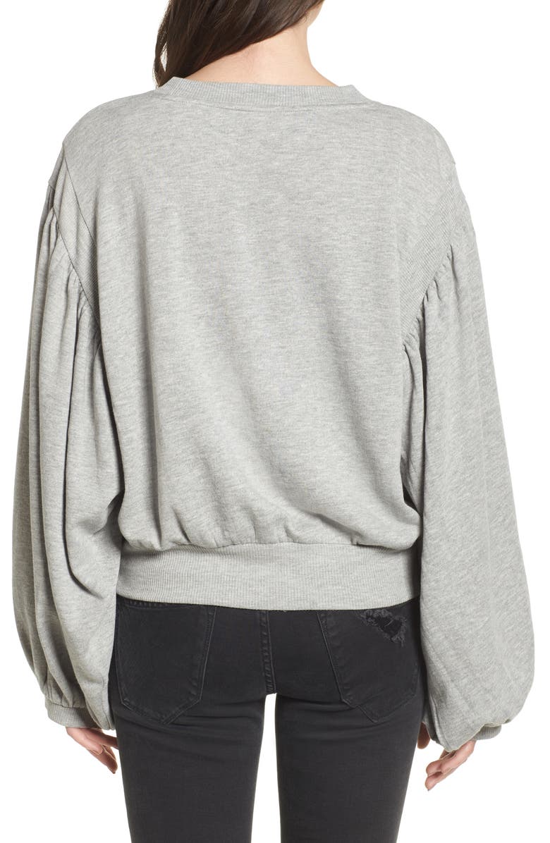 BP. Puff Sleeve Sweatshirt, Alternate, color,