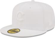 New Era Men's New Era Chicago Cubs White on White 59FIFTY Fitted Hat