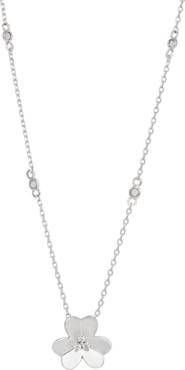 SAVVY CIE JEWELS Clover Pendant Necklace