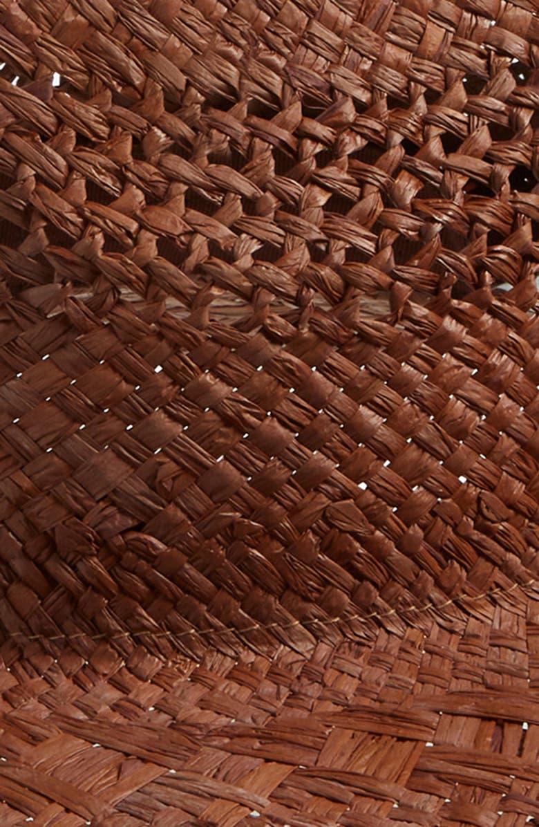 Faherty Mixed Stitch Raffia Fedora, Alternate, color,